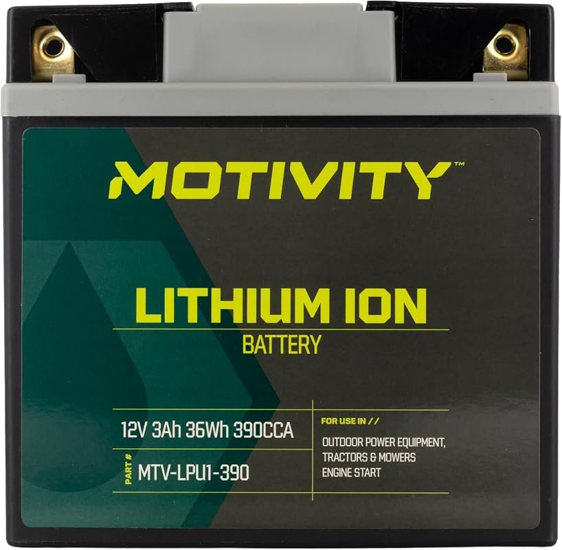 12V 350CCA 5Ah Lithium Lawn Mower Battery Replacement Fits U1-7 U1R-7 