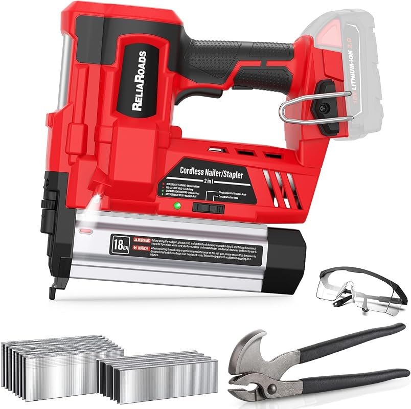 ReliaRoads 2-Inch Cordless Brad Nailer