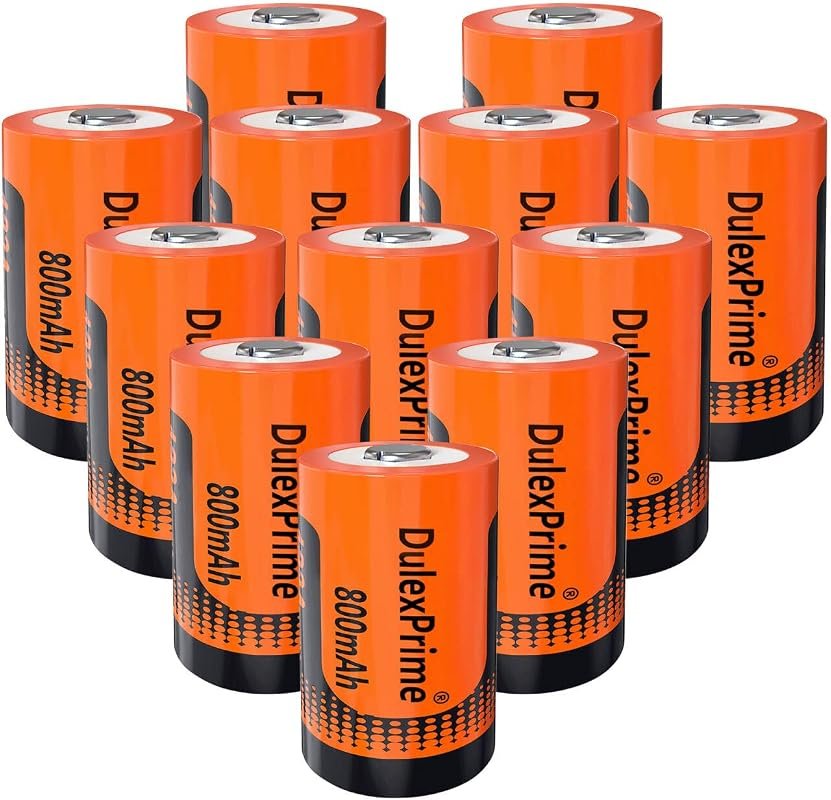12-Pack 800mAH 123A Rechargeable Batteries for Arlo Security Cameras a