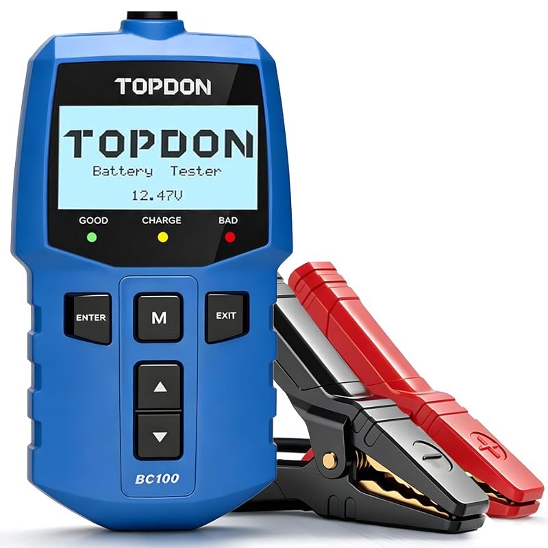 TOPDON BC100 12V Automotive Battery Load Tester with Digital Cranking 