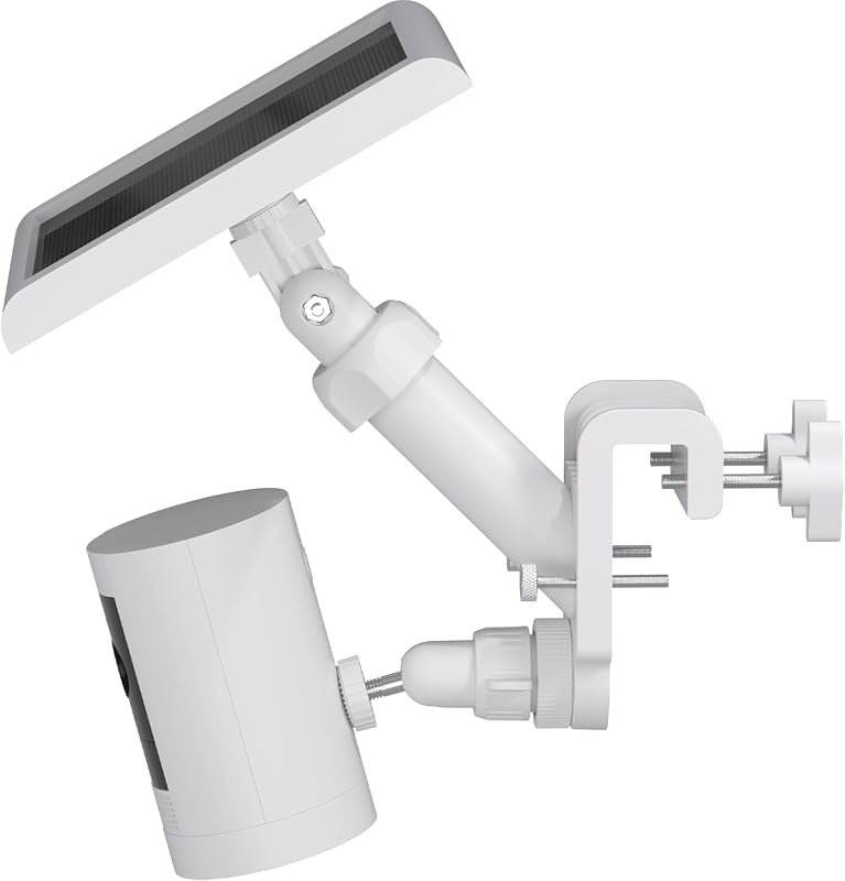 UYODM Adjustable Gutter Mount for Ring Solar Panel, Stick Up Cam, and 