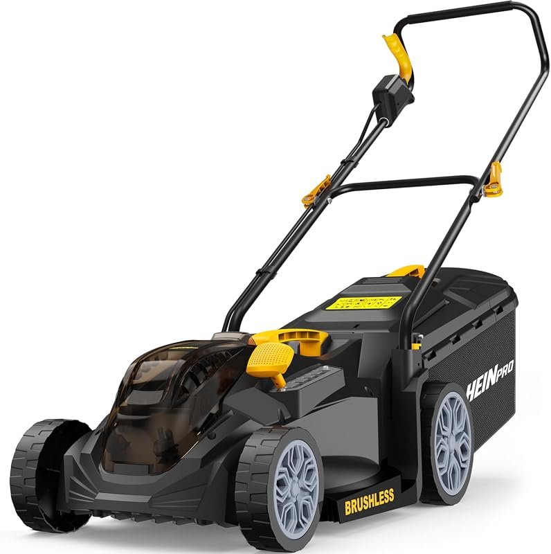 HEINPRO Cordless Lawn Mower Compatible with Dewalt 20V MAX Batteries f